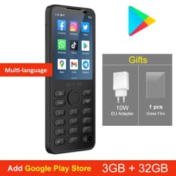Qin F21 Pro Smart Touch Screen Wifi +2.8 Inch 3GB + 32GB / 4GB 64GB Bluetooth 5.0 480*640 Global Verison Play Store duoqin Ai