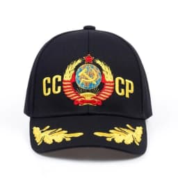 Russian National Emblem CCCP USSR Embroidered Baseball Cap Cotton Adjustable Baseball Hats Snapback Caps For Man Women Unisex