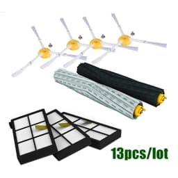 For IRobot Roomba 960 900 891 800 Series Accessories Spare Parts Vacuum Cleaner Replenishment Kit Rubber Side Brush HEPA FILTER
