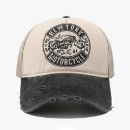 Unisex Baseball Caps Man Women Retro Cap Letters & Motor Print Retro Adjustable Hats Spring and Summer Outdoor Sunscreen Hat