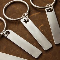 Stainless Steel Anti-lost  Customized Phone Number Key Chain for Women Men Personalized Laser Engraved Names  Bar Key Ring