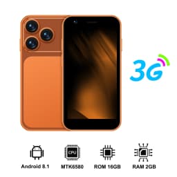 SERVO Mini Android Smartphone 3.0" Touch Screen 3G Dual SIM 2GB+16GB Face Unlock HiFi Sound WiFi Hotspot GPS Pocket Mobile Phone