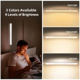 USB Plug Under Cabinet LED Lighting Dimmable 3 Colour Changeable LED Night Light Kitchen Bedroom Lighting With Magnetic Strip