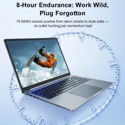 Ninkear N16 Pro AI Laptop Intel Core Ultra 5 115U 16 Inch 2.5K 120Hz Display 16GB LPDDR5 RAM 1TB SSD WiFi 6 Windows 11, 21 TOPS AI NPU Backlit Keyboard for Business Home Office Study and Everyday Multitasking