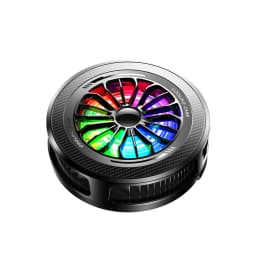Magnetic Semiconductor Phone Cooler RGB Lights Digital DisplayCooling Fan Freeze Radiator For Gaming Tablet/Live Streaming 