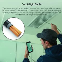 Ulefone Endoscope E1 IP67 Waterproof 3 in 1 Endoscope for Ulefone Power Armor 21 / 19 / 18T / 16 Pro / 13 / Armor Pad