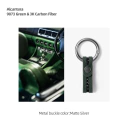 Make of Alcantara Car Key Chain Case Carbon Fiber For Audi A4 B8 A5 A3 8Y A6 A7 Q3 Q5 Q7 TT TTRS Decor Keychain Ring Accessories