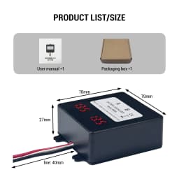 5A 4S 6S 8S Lipo/lifepo4 active balancer with Voltage Dispaly/12V Lead Acid Battery Cell balancer