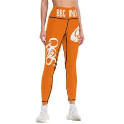 QOS BBC ONLY Design Workout Yoga Long Legging for Women Scrunch Comfortable Soft High Waist Gym Pants
