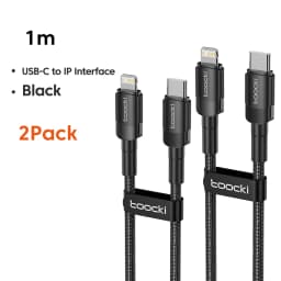 Toocki USB C Cable to iP Cable PD 27W Fast Charging Cable for iPhone 14 13 Pro Max Pad Air Type C iP Data Cord for iPhone X XS