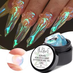 AWStorG Hema Free Poly Nail Gel 30ML Acrylic Gel Finger Extension Transparent Nail Art Extension Quick Building Soak Off UV