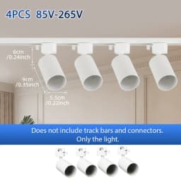 GU10 LED Track Light Full Sets Ceiling Lighting Indoor Kitchen Lamp LED Spotlight for Living Room Store Decor Ceiling Spot Light