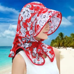 Wide Brim Women's Sun Hat UV Protection Lightweight Tea Picking Work Hat Breathable Full Wrap Fisherman's Hat Summer Outdoor