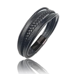Charm Men Bracelet Genuine Multilayer Woven Leather Bangle Retro Cuff Bracelet Classic Hooks Wristband Men Women Jewelry Gifts