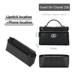 Waterproof Bag Organizer Insert For 25b Star Lp Cosmetic Bag Insert Bag Support Dupont Paper Bag Insert Bag Accessories