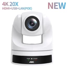 Runpu 4K/30fps Conference Camera PTZ Video 20X Zoom Ai Tracking Ptz NDI Camera USB HDMI LAN POE For Educate Live Business Meetin