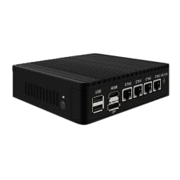 Fanless Mini PC 4 Intel i226-V 2.5Gb LAN N6005 i225-V N5105 2*NVMe TPM2.0 Switch Soft Router VPN Server ESXI Firewall Appliance
