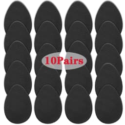 Insole Wear-resistant Tendon Rubber Sole Non-slip Stickers High Heels Forefoot Anti-skid Pad Sole Anti-slip Pad Unisex 10Pairs
