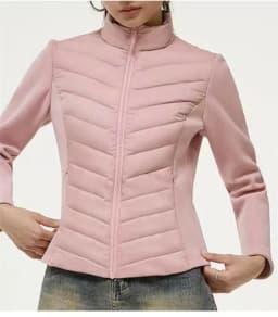 Light and Thin Down Cotton Coat for Women 2025 New Thin Design Windproof Warm Autumn Winter Cotton Jacket Outdoor Sports Jacket