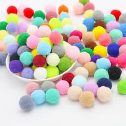 30-300Pcs Pom Poms Fluffy Soft Pompom Ball 8/10/15/20/25/30mm Handmade Sewing Craft DIY Kids Toy Christmas Weddinrg Decoration