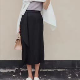 Women Irregular Pleated Skirts Solid Color Spring Summer Female Casual A- Line Midi Skirts Lady High Waist Side Split Skirts