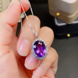 Big Bling Water Drop Pendant Real 925 Sterling Silver Long Chain Necklace for Women Fashion Jewelry Cute Statement Necklace