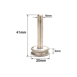 SI FANG Concave Diamond Grinding Wheel 2-12mm for Glass Jade Ceramic Sharpening Rotary Grinding Tool Polishing Wheel
