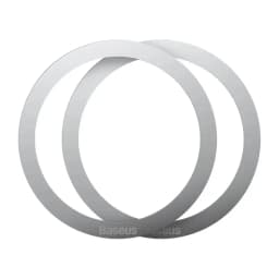 Baseus 2pcs Magnetic Metal Plate Sticker Rings for Wireless Charger Phone Holder for iPhone 17 Air 16 15 Pro Max Charging Ring