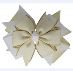 NEW Plaid Bows 4INCH School Hair Bows First Day Gingham Ribbon Stacked Bow Hair Clip Hairpin For Baby Girl Accessories