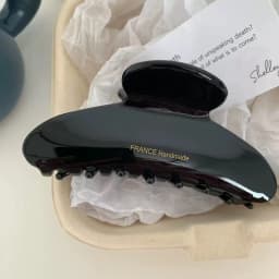 1pc Korean Ins Autumn Winter Merillard Grab Clip France Gold Label Multicolor Acetate Hair Grab Headpiece Large Shark Clip