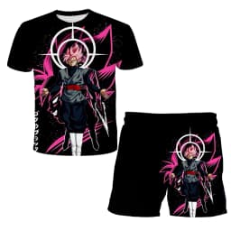 Dragon Ball Z 3D T-shirt Set for Boys Girls Super Goku Saiyan Summer Top+Shorts Children's Short-Sleeve Birthday Gift for Boys
