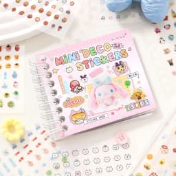 25sheets Kawaii mini cartoon pattern die-cutting sticker book DIY scrapbook diary album cute nail stickers stationery stickers