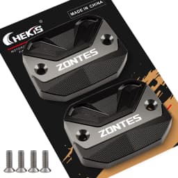 Chekis Is Suitable for Zontes 368g 368E 368K 368D 368m 501g Motorcycle Modification Parts, Brake Master Cylinder Cover, Aluminum Alloy Oil Tank Cover, Hydraulic Oil Tank Decorative Cover