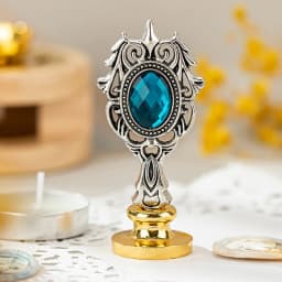 Wax Seal Stamp DIY Handmade Art Tools Fire Paint Stamp Handle Antique Metal Sealing Rosewood Handle Wedding Invitations SB024