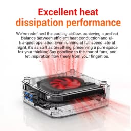 FIREBAT R3 Mini PC AMD Ryzen 5 7430U 16GB LPDDR4 RAM 512GB SSD Window 11 Wi-Fi 6 USB 3.0 BT5.2 Gaming Desktop Mini Computer