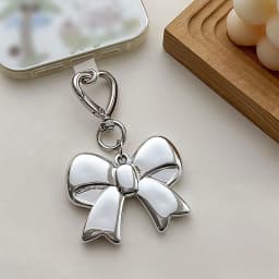 Acrylic Bow Tie Keychains Advanced Temperament Pendant Couple Friend Backpack Car Keychain for Gift
