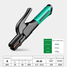 Welding Clamp 300A/600A/800A Electrode Holder Clamp Cable Stick Electrode Holder Welding Plier Clamp
