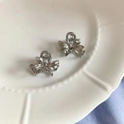 Metal Flower Mini Claw Clips for Women - Summer Bow Bangs Clips, Makeup Flyaway Fixing Tools, Shark Clips Hair Accessories