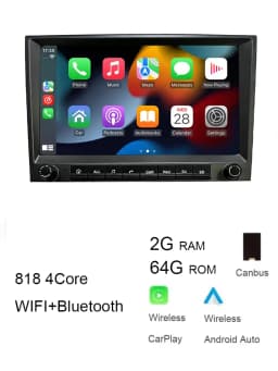 For Porsche 911 997 987 Cayman Boxster Local 720P CarPlay 8" gray Android 14.0 Car player 8 Core 8GB multimedia GPS car stereo