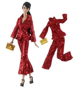 1 Set BABI Doll Clothes 1:6 Scale Dress Outfit for 11.5 inch 30cm Doll Many Style for Choice Gifts for Girls #2