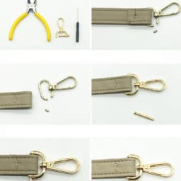 1PC DIY Metal Detachable Snap Hook Trigger Clips Buckles For Leather Craft Bag Strap Buckles Handle Shoulder Webbing