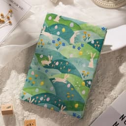 Fromthenon Fabric Notebook Cover Planner Case Cover Protective Shell Journal Cover Protector Office Stationery Supplies