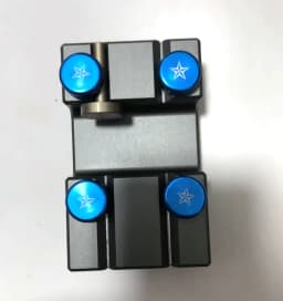 30PCS High Precision Gem Dopsticks Set Diameter 6MM Gemstone Dop Stick with Storage Box Stone Faceting Grinding Tool