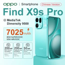 Chinese Version OPPO Find X9s Pro 5G Smartphone 6.32" 144Hz AMOLED Screen Mediatek Dimensity 9500 Dual 200MP Camera 7025mAh NFC