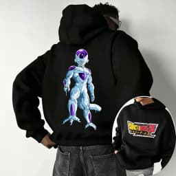 Dragon Ball Freeza Cartoon Anime 2026 New Spring and Autumn Men's and Women's Fashion Hooded Sports Hoodie