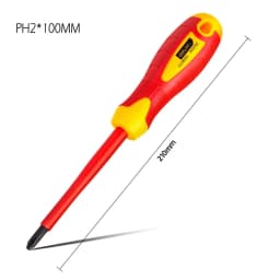 1 Pcs Insulated Screwdriver Electrician Dedicated Magnetic Precision Screwdriver High Voltage 1000V Slotted Phillips Hand Tools