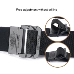 Canvas Belt For Men Simple Alloy Button Nylon Mens Tactical Belt Outdoor Hunting Multifunctional Casual Military Belt 3.8cm Wide