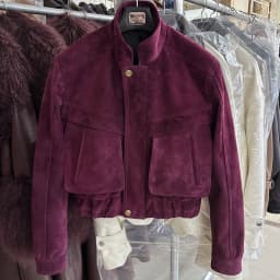 YOLOAgain 2026 Spring Short Suede Bomber Jacket Women Genuine Sheepskin Leather Jacket Ladies