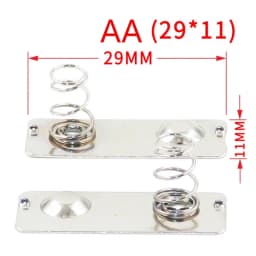 20PCS DIY Toy Remote Control Accessories Spring Sheet AA/AAA Contact Sheet Battery Box Positive And Negative Sheets