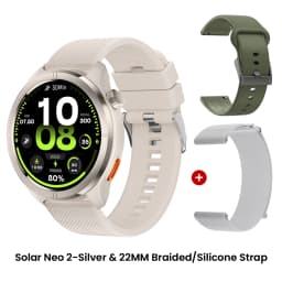 HAYLOU Solar Neo 2 Voice Calling Smartwatch 1.43'' HD AMOLED Display 24h Health Monitoring 150+ Sports Modes 1ATM Smart Watch